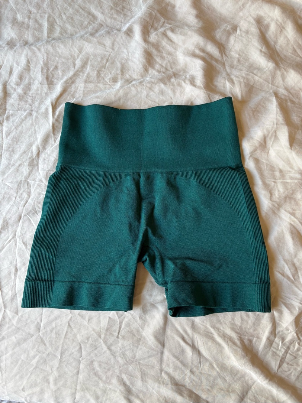 Set Active Shorts High-Waist Seamless Women’s Shorts — Green